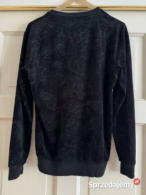 Bluza męska Zara S we wzór roślinny czarna Rozmiar S Odzież codzienna Częstochowa