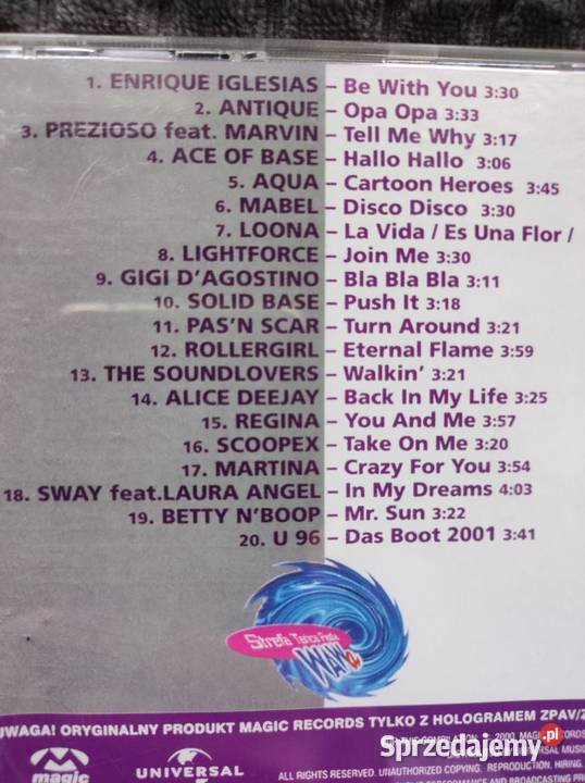 20 Top Dance Hits Strefa Tanca Radia Wawa 2000 pop Kielce