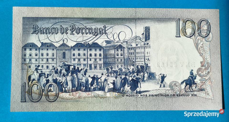 Portugalski banknot 100 escudo z 1981 roku Rzeszów