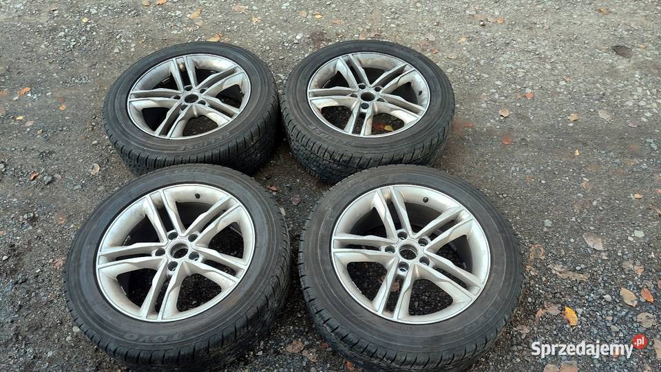 Alufelgi 17 5x112 z oponami 22555r17 Audi VW sprzedam