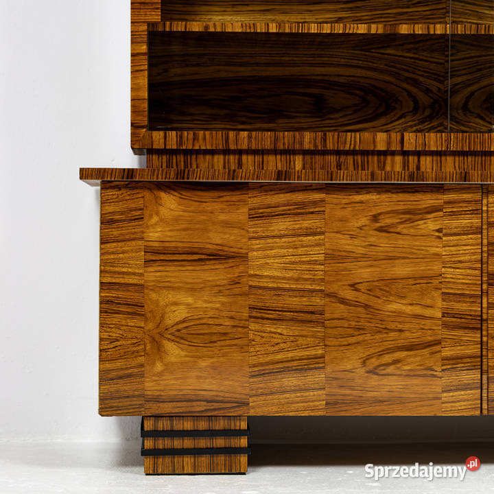 Biblioteka witryna palisander Art Deco S Łojek wielkopolskie