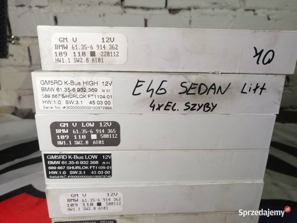 Bmw e46 moduł komfortu łódzkie Aleksandrów Łódzki