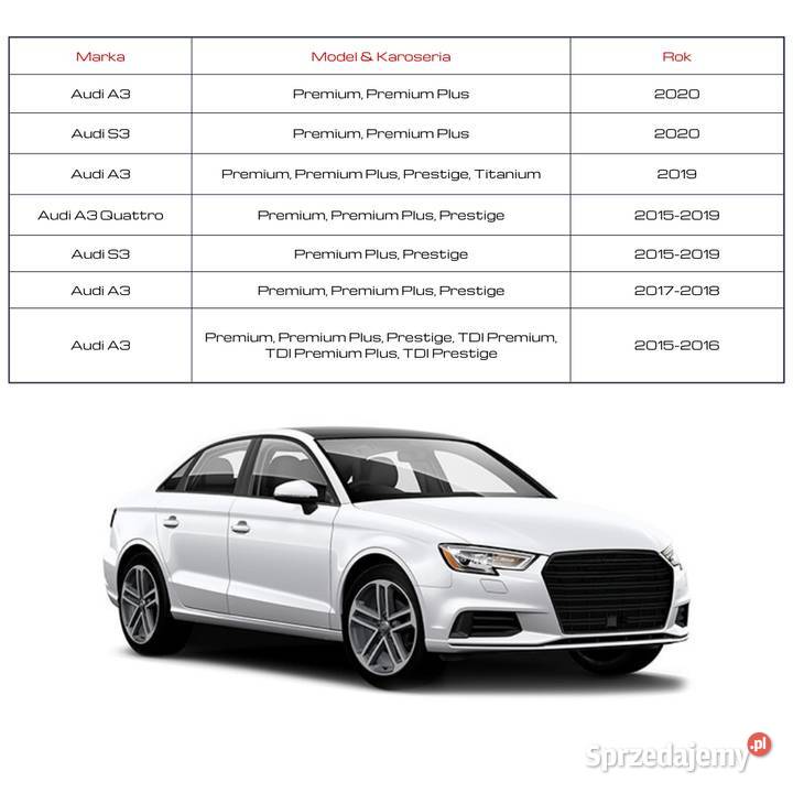 AUDI A3 S3 8Y ELEKTRYCZNIE STEROWANE OGRZEWANE Sokołów