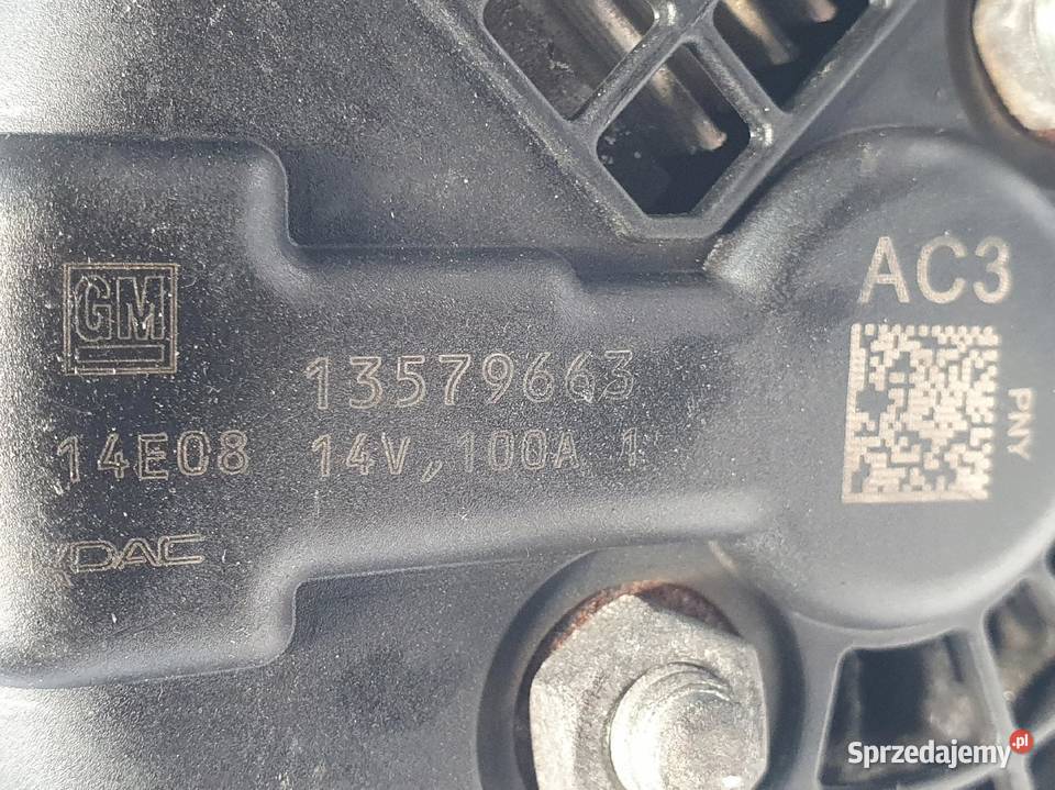 ALTERNATOR Opel Corsa D 12 16V GM 13579663 100A Chełm