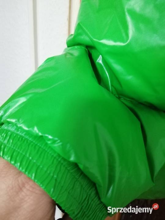 Ulla Popken Hyprar neonowa zielona kurtka zimowa Kurtki i płaszcze