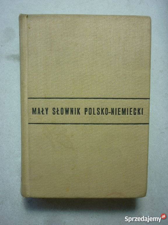 MAŁY SŁOWNIK POLNIEMIECKI NIEMIECKOPOL warmińsko-mazurskie Elbląg