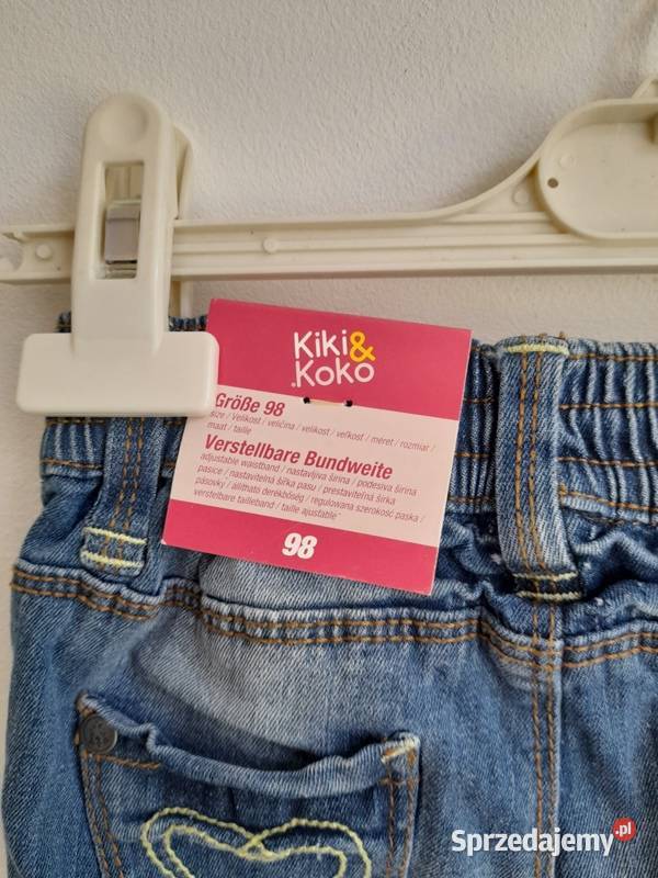 Krótkie spodenki jeansowe 98 Spodnie dolnośląskie