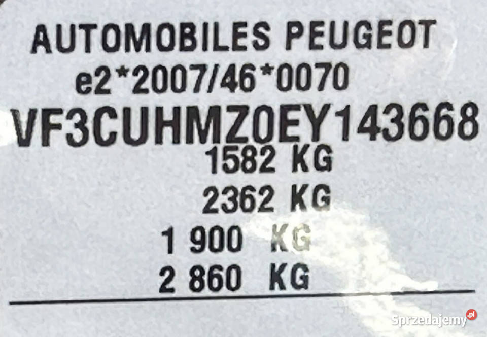 Peugeot 2008 Benzyna Zarejestrowany Ubezpieczony klimatyzacja Elbląg