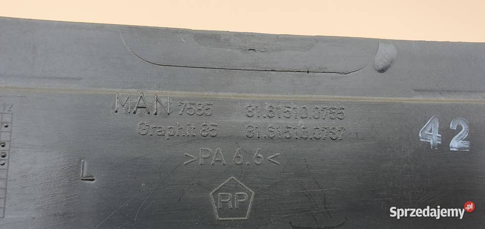 MAN TGL NAKŁADKA PROGU LEWA PRAWA 81615100756 Bieleń sprzedam