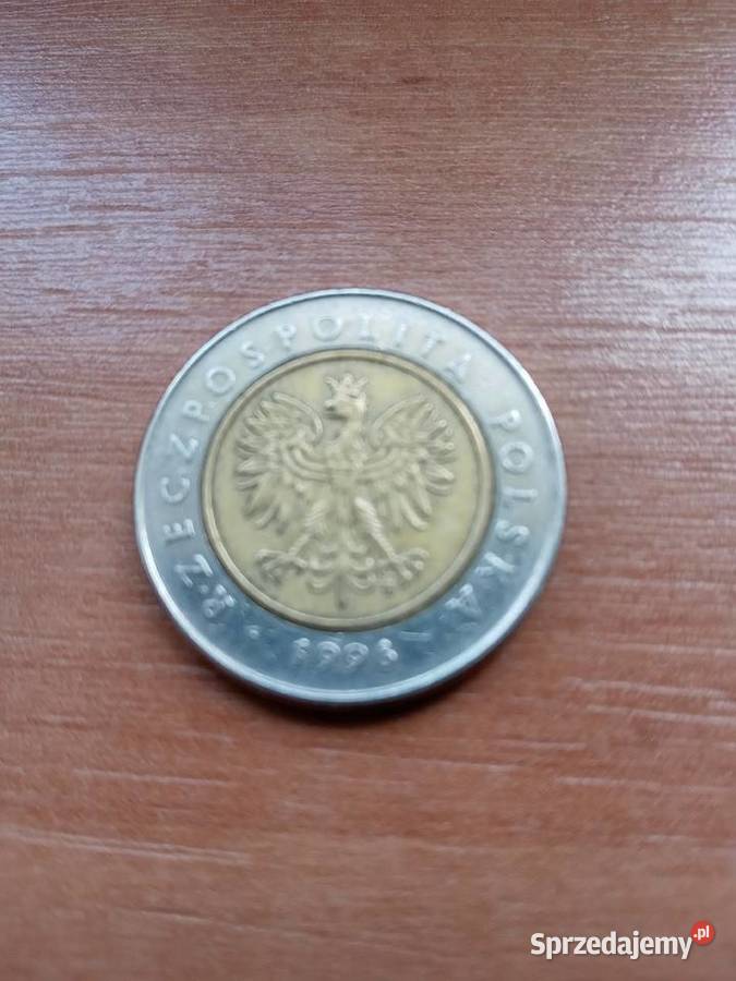 Moneta 5zl1996 Skoczów sprzedam