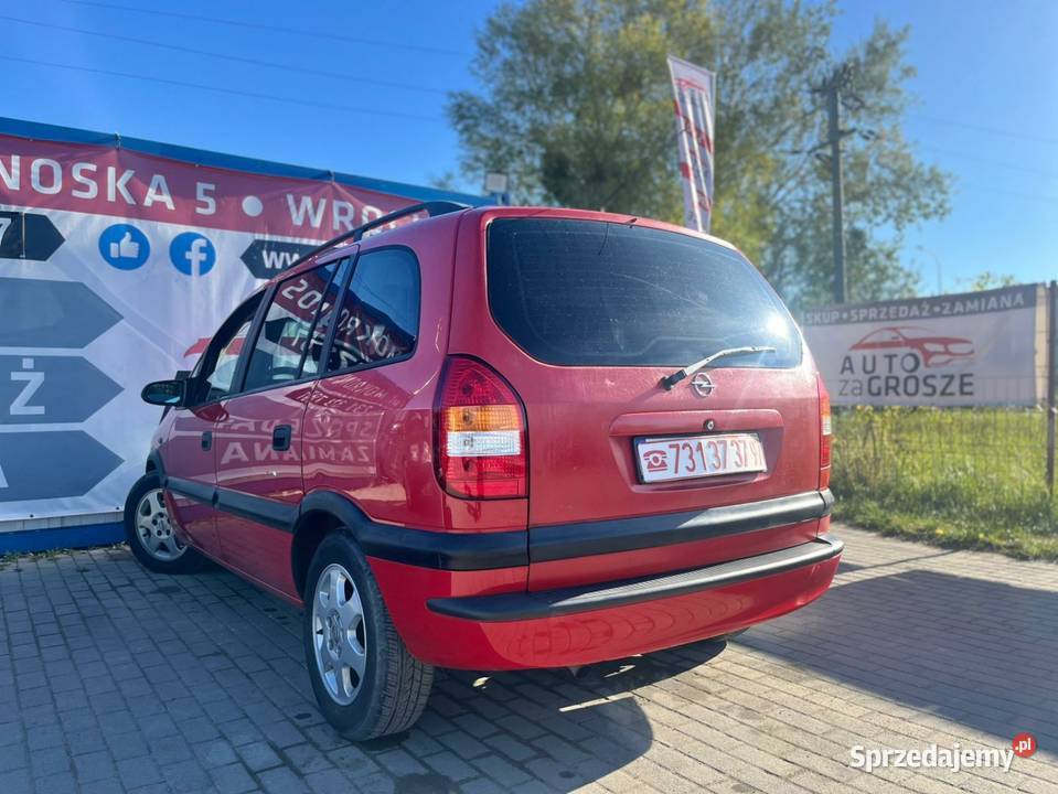 Opel Zafira 18 Benzyna7 Osobowy AUTOMAT Alufelgi dolnośląskie Wrocław sprzedam