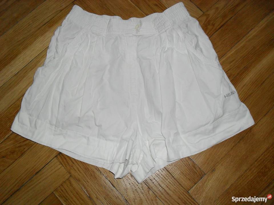 BIAŁE SPODENKI HEARD SPORTSWEAR RUNIWERSALNY Pozostałe Łódź