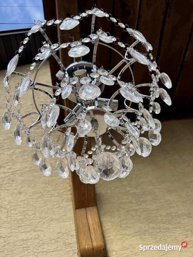 Żyrandol kryształowy lampa wisząca sufitowa Garwolin
