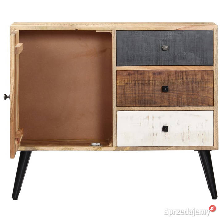 Szafka 88 x 30 x 73 lite drewno mango WM282876 Pozostałe Warszawa