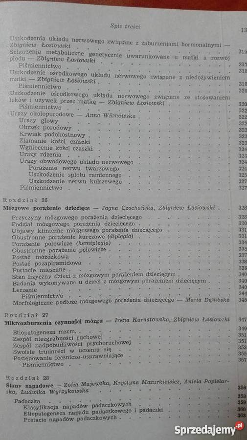 Neurologia dziecięca Jagna Czochańska red PZWL Olsztyn
