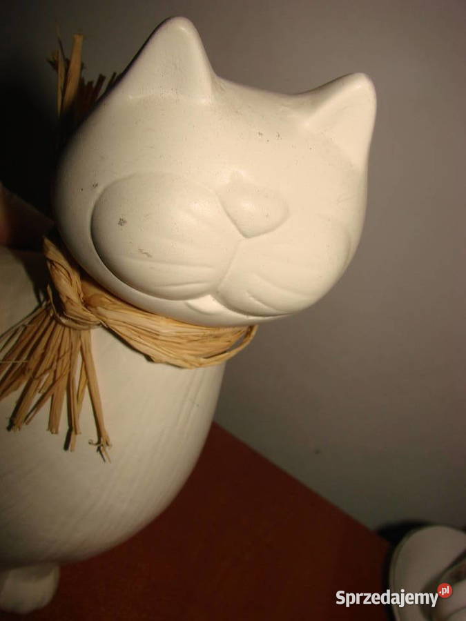 Kot ceramiczna figurka