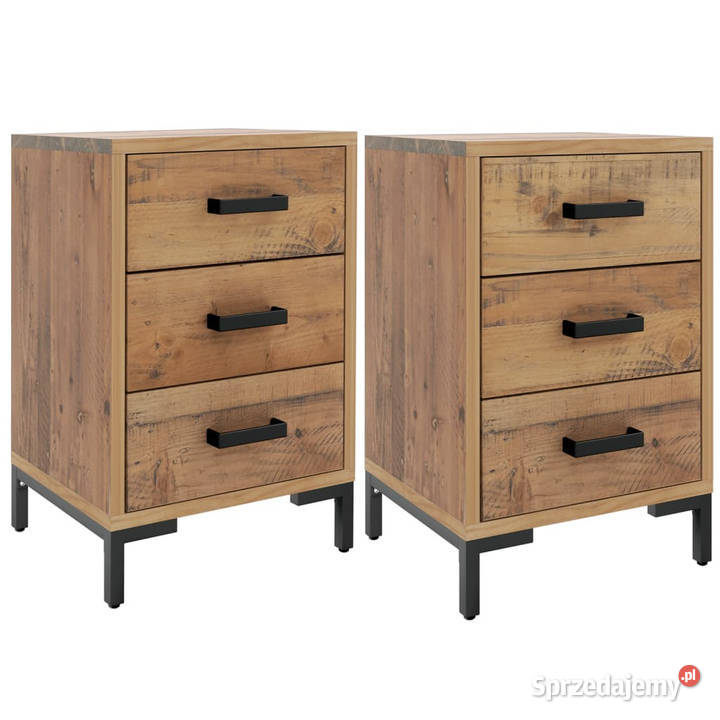 Szafki nocne 2 40x30x55 lite drewno sosnowe Warszawa sprzedam