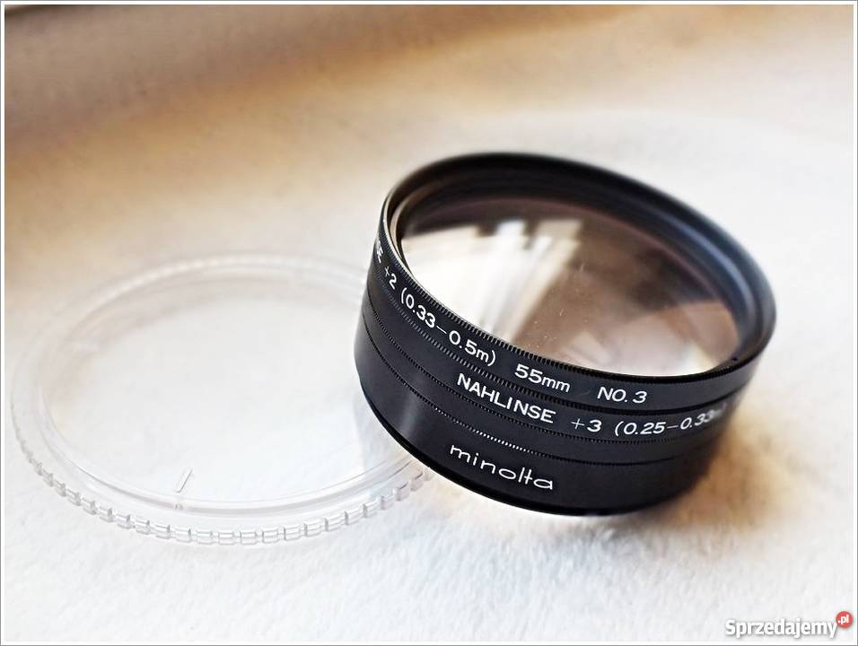 MINOLTA Komplet 4 soczewki CloseUP Lens No 0 Żary