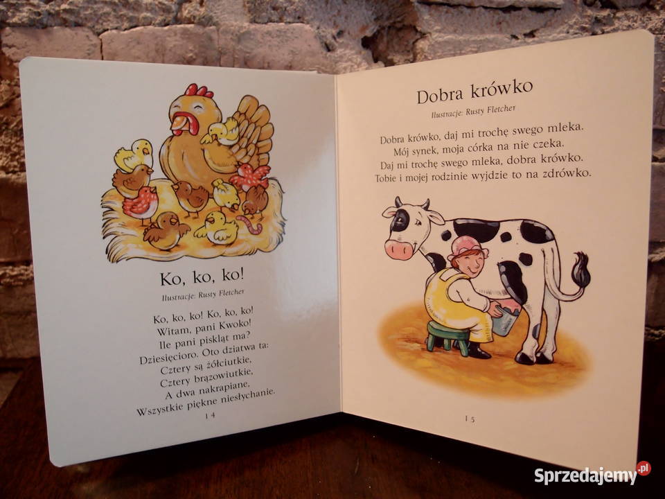 Książki dzieci 4 Ładnie ilustrowane Stan b Łódź