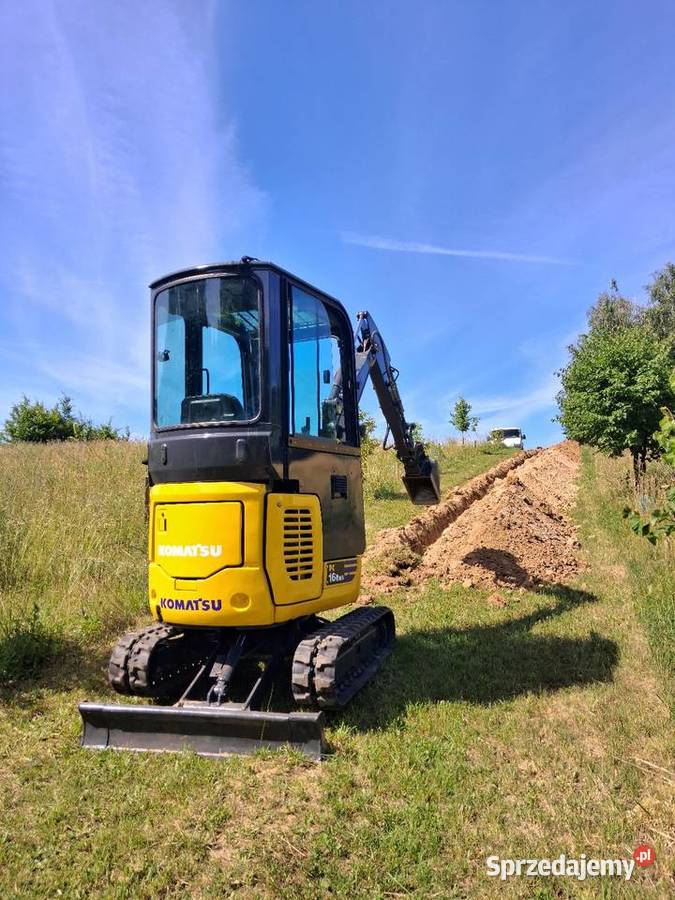 Minikoparka komatsu pc16r hs Rypin