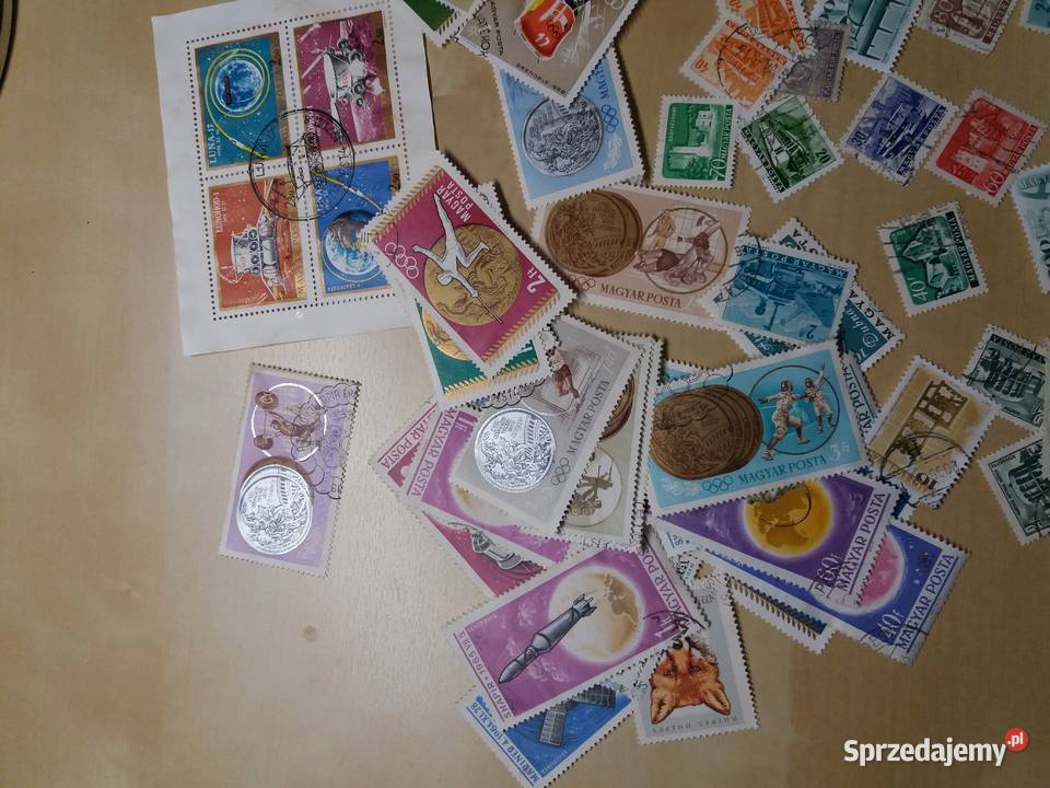 Znaczki Węgry pieczątki Gliwice