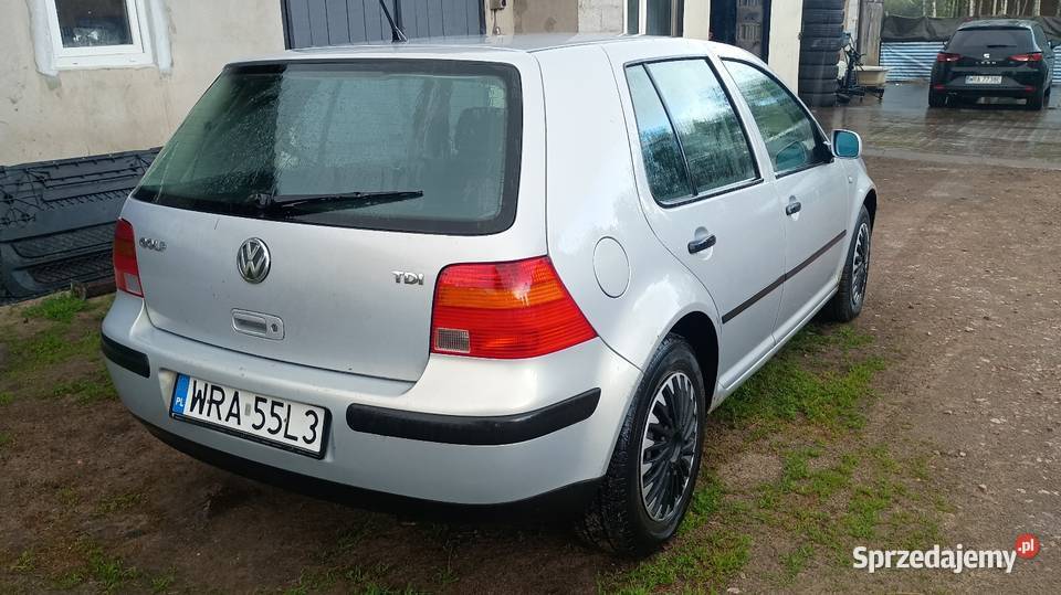 Volkswagen Golf IV 19 TDI 90 1999r mazowieckie
