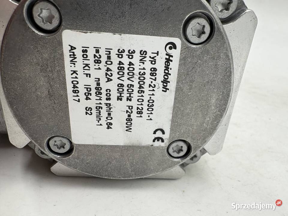 Heidolph 69721103011 Gearmotor 281251 Reducer Pozostałe Warszawa sprzedam