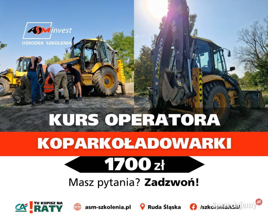 KURS na KOPARKOŁADOWARKĘ szkolenie Ruda Śląska