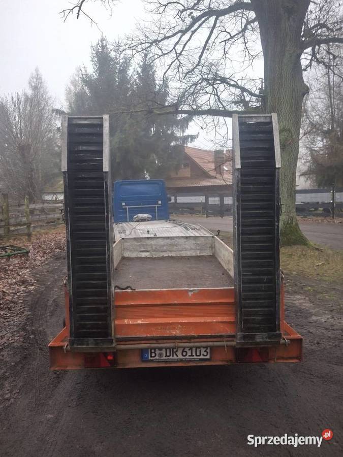 Przyczepa humbaur pod minikoparke aluminiowe burtowe Krosno Odrzańskie sprzedam