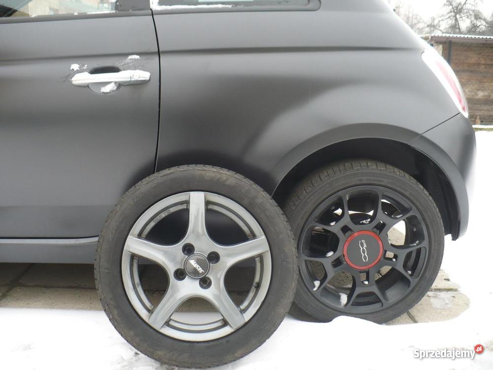 FIAT 500 BLACK JACK EDITION LIMITED skórzana tapicerka