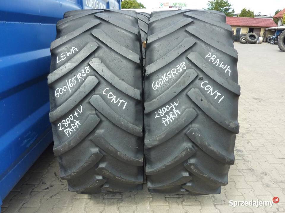 2x Opona używana rolnicza 60065R38 CONTINENTAL Opony rolnicze Zaścianki