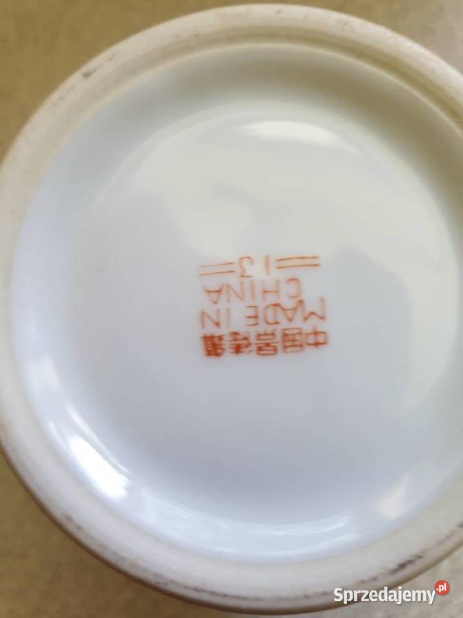 chińska amfora Porcelana i szkło