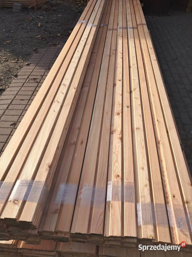 Deska elewacyjna na zakładkę lamele modrzew Ostrów Wielkopolski