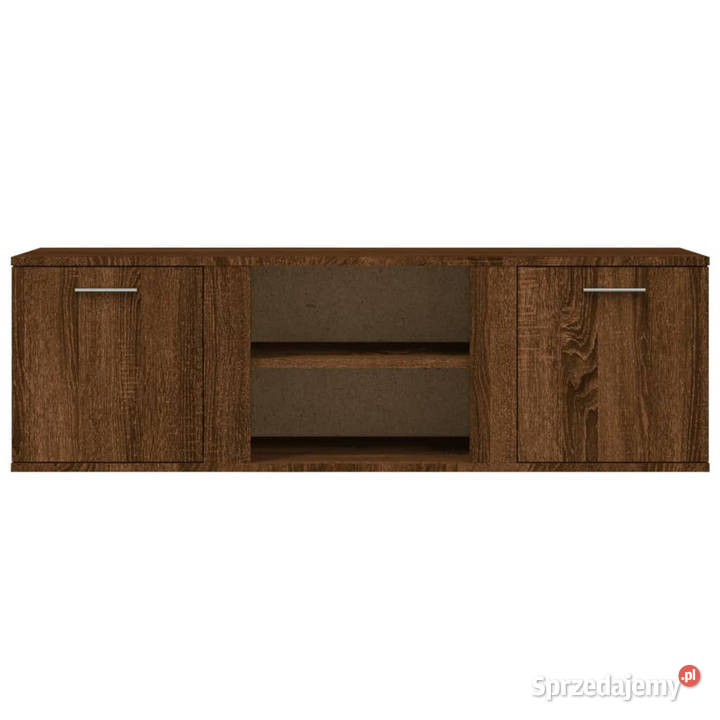 Szafka pod TV brązowy dąb 120x34x37 WM833558 Warszawa