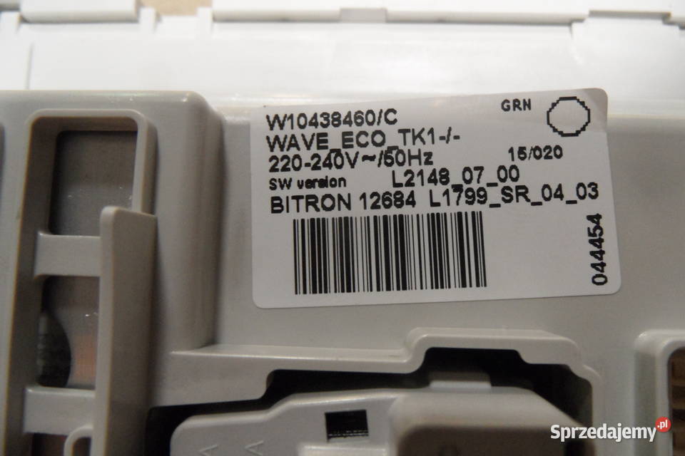 programator pralki whirlpool PTL1261D W10438460C Strawczyn