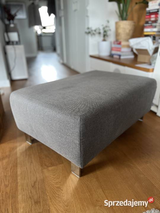 Pufa podnóżek Sits 95x65x40 szara Kraków 65cm