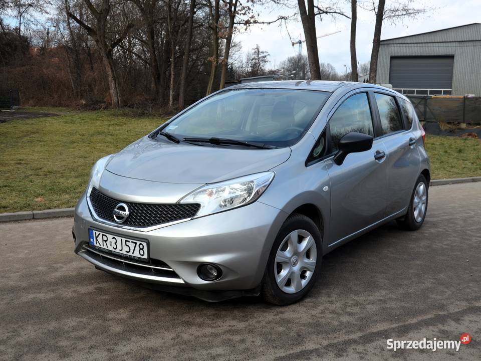 Nissan NOTE VISIA EU6 2015 12 benzyna LPG małopolskie Kraków