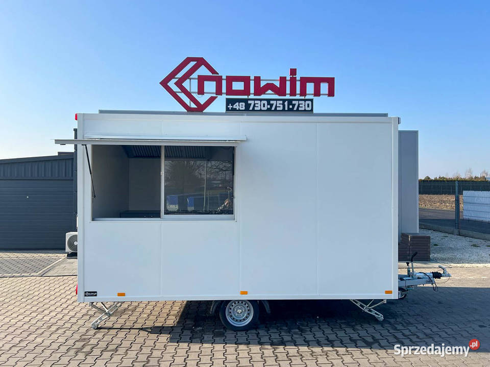 Przyczepa gastronomiczna gotowy biznes fast food Rok produkcji 2024 wielkopolskie Kotlin