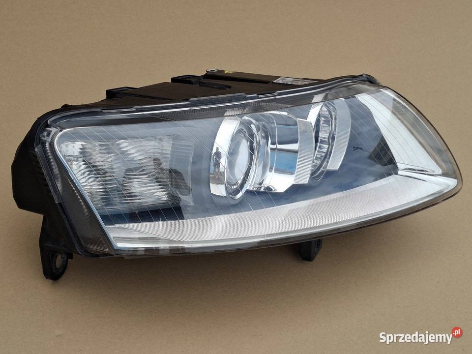 AUDI A6 C6 REFLEKTOR PRAWY XENON D2S LAMPA PRAWA Lampy przednie Bieleń
