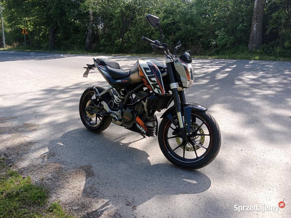 Ktm duke 125 kat b 11kw Rok produkcji 2013