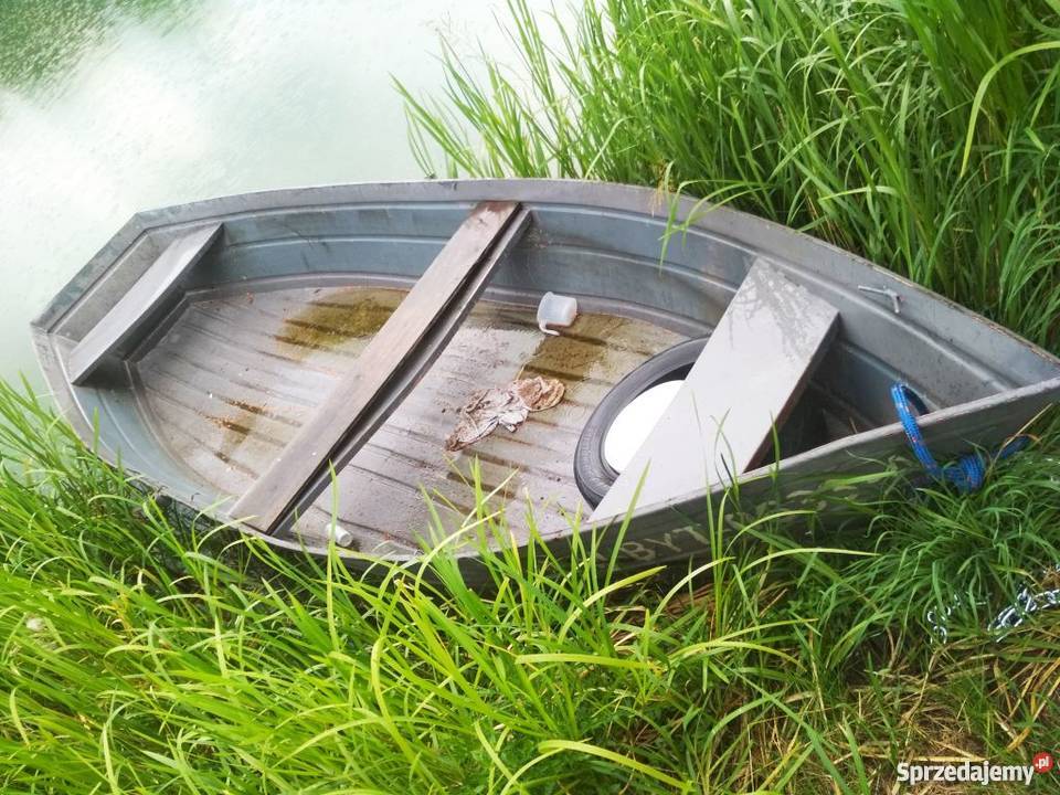 Duża łódź wiosłowa metalowy kadłub 440m łódka Koszalin sprzedam