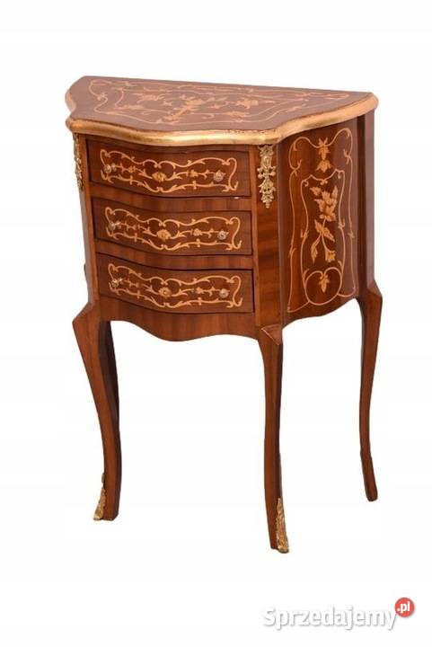 Drewniany Stolik Komoda Nakastlik Szafka 3