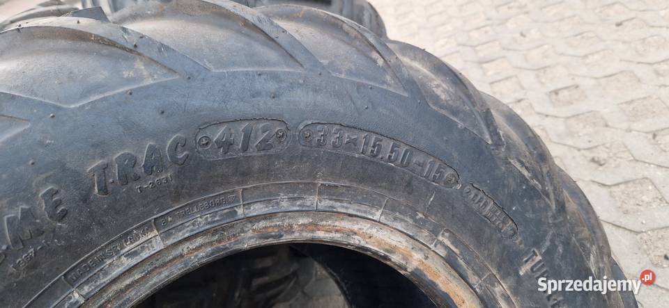 33x155015 31x155015 bieżnik 90 bez napraw nieuszkodzony Opony Nowe Miasto Lubawskie sprzedam