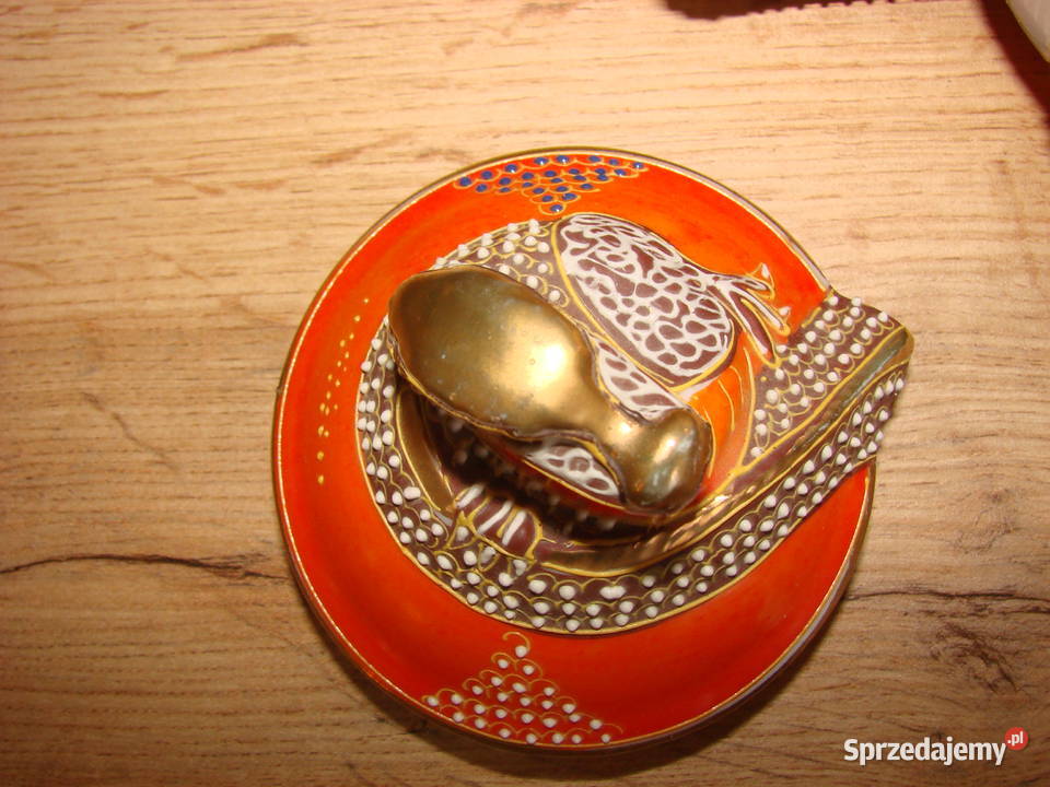 Smok porcelanowy czajnik Satsuma Pruszcz Gdański