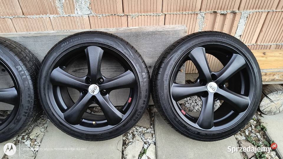 VW Audi Seat Skoda felgi z oponami OZ 17 5 x100 Średnica 17" Samochodowe Bielsko-Biała