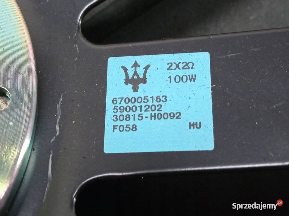 GŁOŚNIK 670005163 SUBWOOFER Maserati Ghibli III sprzedam