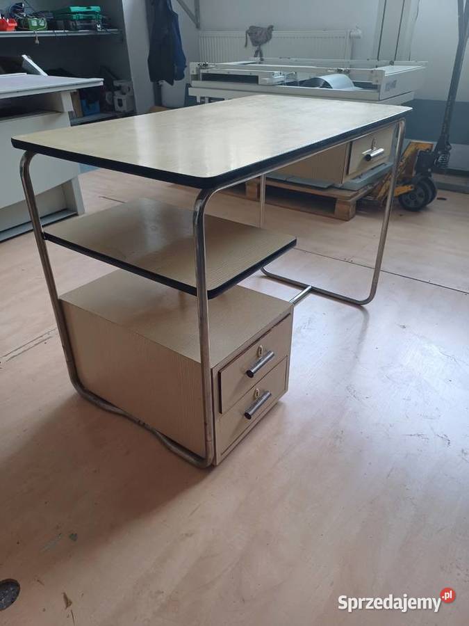 Biurko lekarskie PRL Bauhaus Lublin sprzedam