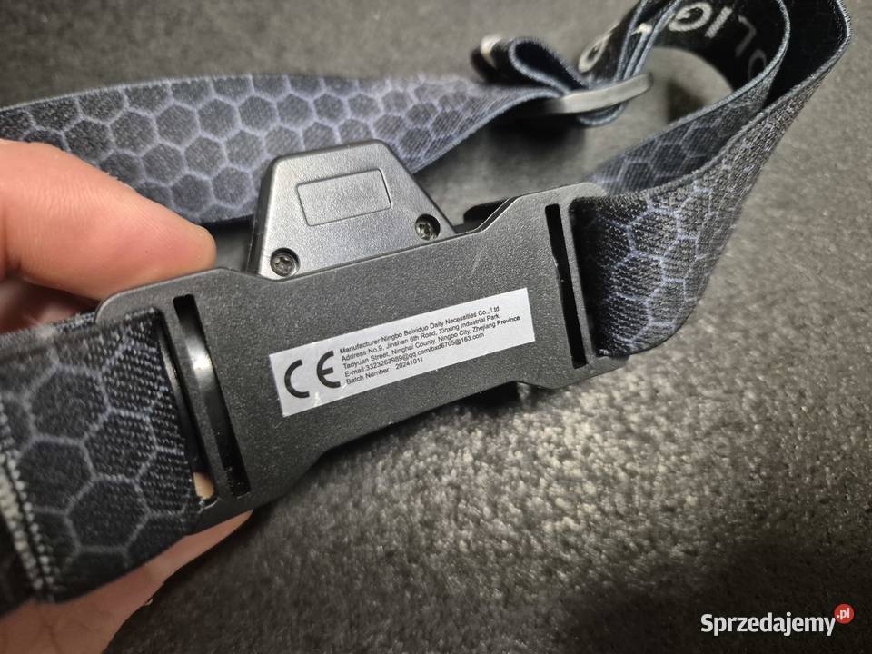 Latarka czołowa czołówka LED USB C Mocna Ruda Śląska