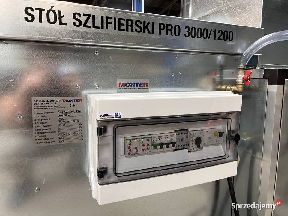 Stół szlifierski PRO 30001200 z nawiewem Bielsko-Biała