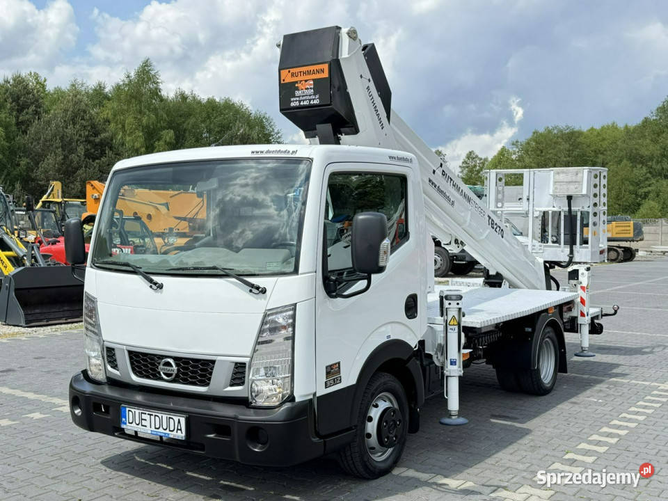Nissan Cabstar Podnośnik Koszowy 27m RUTHMANN TB Widełki